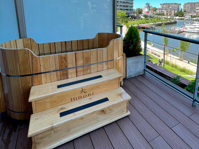 Mini Piscinas 1 Ofuro Japonés Hiroki Balcony